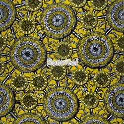 Item No.061274 Choisir le très classique dessin véritable wax hollandais cire tissu 