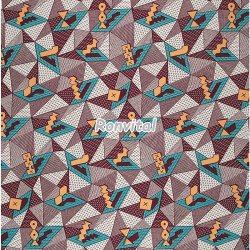 Item No.064971 Commander bonne qualité véritable wax imprimé pagne africain